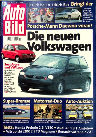 Deckblatt Auto Bild (07/1997)